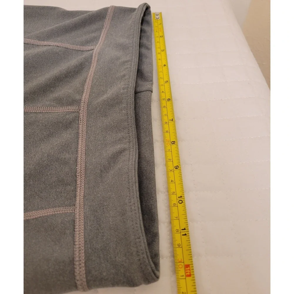Nike Trophy Dri-FIT Tight Fit Biker Shorts Women's L Grey Pink Athletic Running